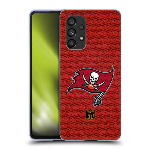 NFL Tampa Bay Buccaneers Logo Football Soft Gel Case for Samsung Galaxy A53 5G (2022)