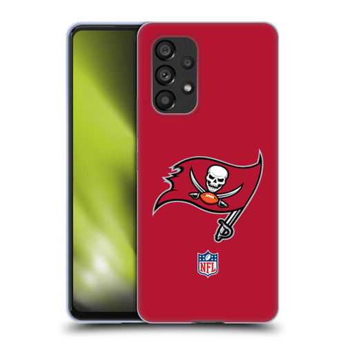NFL Tampa Bay Buccaneers Logo Plain Soft Gel Case for Samsung Galaxy A53 5G (2022)