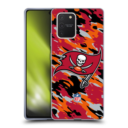 NFL Tampa Bay Buccaneers Logo Camou Soft Gel Case for Samsung Galaxy S10 Lite