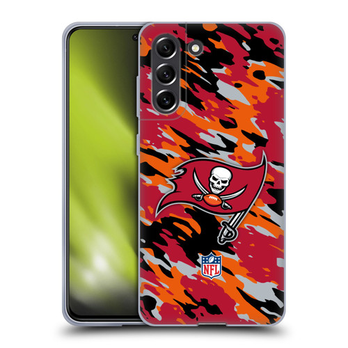 NFL Tampa Bay Buccaneers Logo Camou Soft Gel Case for Samsung Galaxy S21 FE 5G