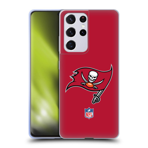 NFL Tampa Bay Buccaneers Logo Plain Soft Gel Case for Samsung Galaxy S21 Ultra 5G