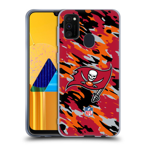 NFL Tampa Bay Buccaneers Logo Camou Soft Gel Case for Samsung Galaxy M30s (2019)/M21 (2020)