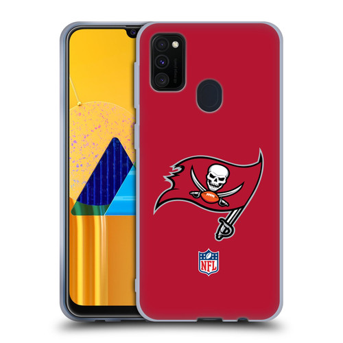 NFL Tampa Bay Buccaneers Logo Plain Soft Gel Case for Samsung Galaxy M30s (2019)/M21 (2020)