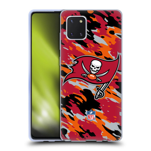 NFL Tampa Bay Buccaneers Logo Camou Soft Gel Case for Samsung Galaxy Note10 Lite