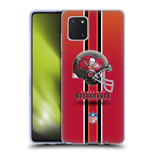 NFL Tampa Bay Buccaneers Logo Helmet Soft Gel Case for Samsung Galaxy Note10 Lite