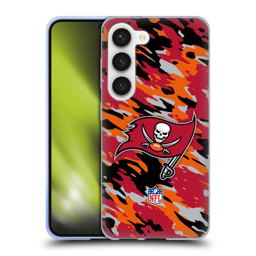 NFL Tampa Bay Buccaneers Logo Camou Soft Gel Case for Samsung Galaxy S23 5G