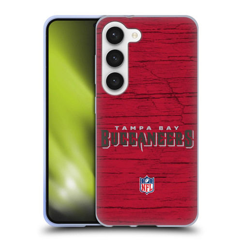 NFL Tampa Bay Buccaneers Logo Distressed Look Soft Gel Case for Samsung Galaxy S23 5G