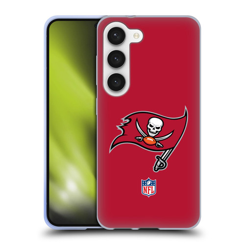 NFL Tampa Bay Buccaneers Logo Plain Soft Gel Case for Samsung Galaxy S23 5G