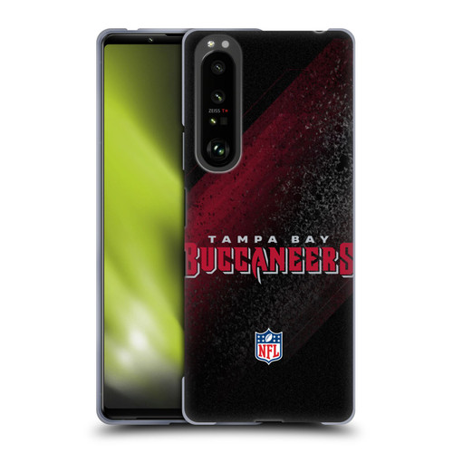 NFL Tampa Bay Buccaneers Logo Blur Soft Gel Case for Sony Xperia 1 III
