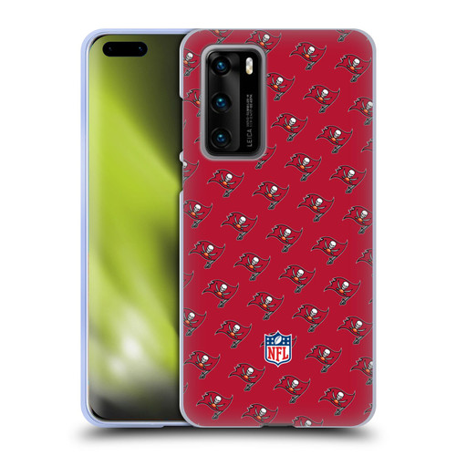 NFL Tampa Bay Buccaneers Artwork Patterns Soft Gel Case for Huawei P40 5G