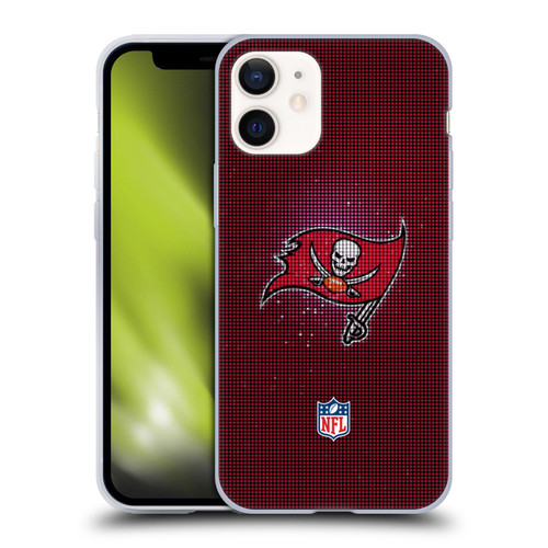 NFL Tampa Bay Buccaneers Artwork LED Soft Gel Case for Apple iPhone 12 Mini