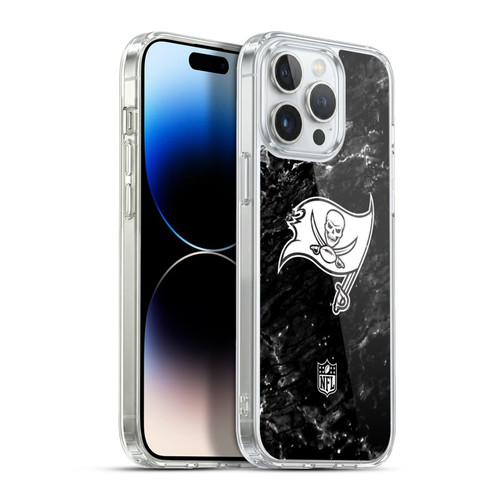 NFL Tampa Bay Buccaneers Artwork Marble Soft Gel Case for Apple iPhone 13 Pro Max & MagSafe