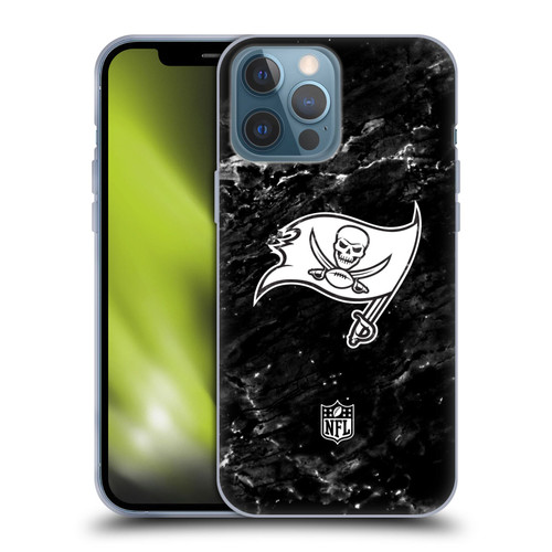 NFL Tampa Bay Buccaneers Artwork Marble Soft Gel Case for Apple iPhone 13 Pro Max