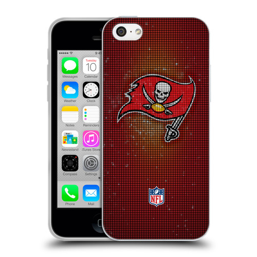 NFL Tampa Bay Buccaneers Artwork LED Soft Gel Case for Apple iPhone 5c