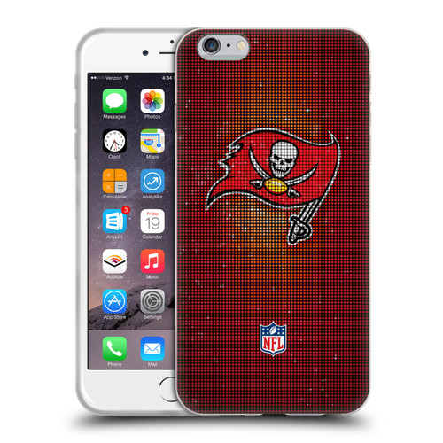 NFL Tampa Bay Buccaneers Artwork LED Soft Gel Case for Apple iPhone 6 Plus / iPhone 6s Plus