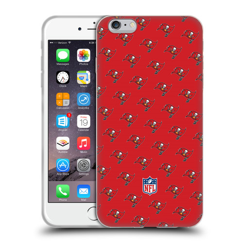 NFL Tampa Bay Buccaneers Artwork Patterns Soft Gel Case for Apple iPhone 6 Plus / iPhone 6s Plus