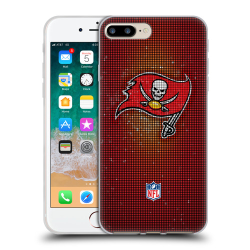NFL Tampa Bay Buccaneers Artwork LED Soft Gel Case for Apple iPhone 7 Plus / iPhone 8 Plus