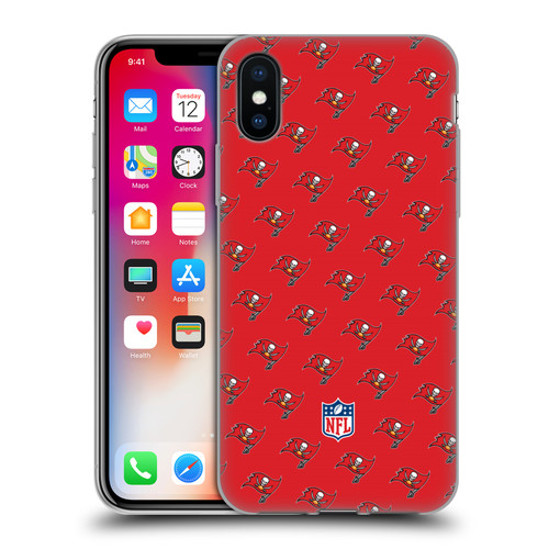 NFL Tampa Bay Buccaneers Artwork Patterns Soft Gel Case for Apple iPhone X / iPhone XS