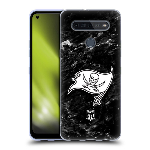 NFL Tampa Bay Buccaneers Artwork Marble Soft Gel Case for LG K51S