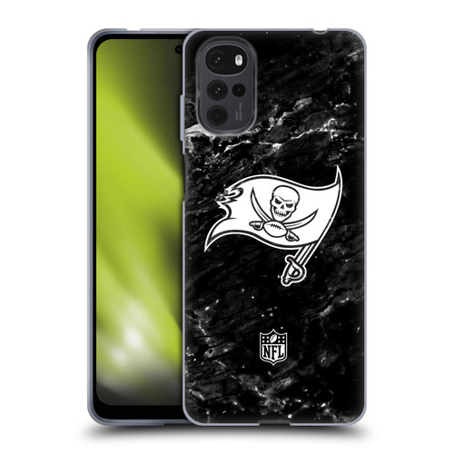 NFL Tampa Bay Buccaneers Artwork Marble Soft Gel Case for Motorola Moto G22