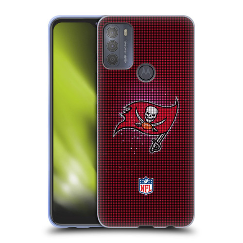 NFL Tampa Bay Buccaneers Artwork LED Soft Gel Case for Motorola Moto G50