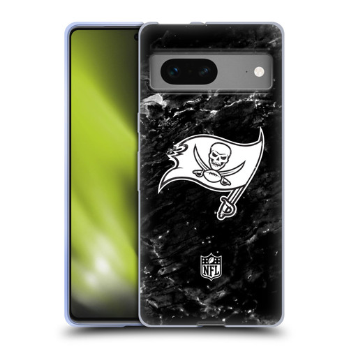 NFL Tampa Bay Buccaneers Artwork Marble Soft Gel Case for Google Pixel 7