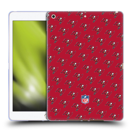 NFL Tampa Bay Buccaneers Artwork Patterns Soft Gel Case for Apple iPad 10.2 2019/2020/2021
