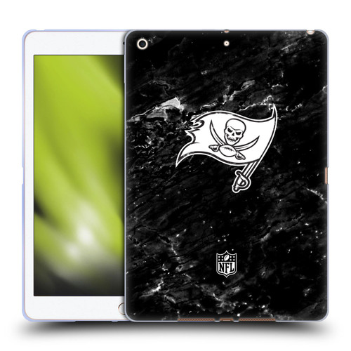 NFL Tampa Bay Buccaneers Artwork Marble Soft Gel Case for Apple iPad 10.2 2019/2020/2021