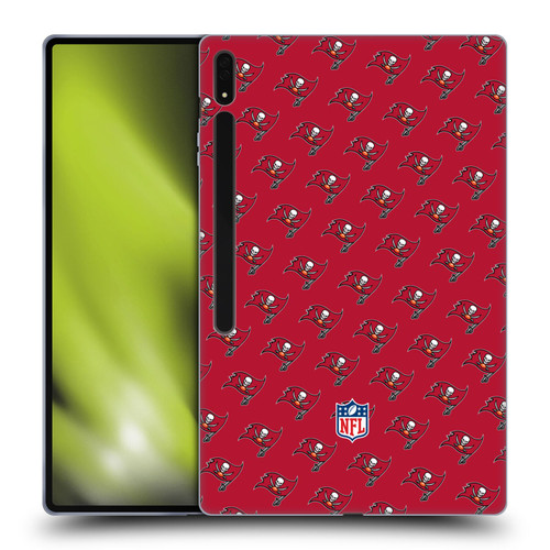 NFL Tampa Bay Buccaneers Artwork Patterns Soft Gel Case for Samsung Galaxy Tab S8 Ultra