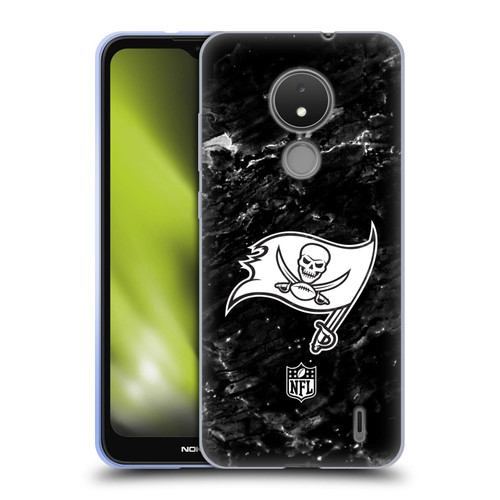 NFL Tampa Bay Buccaneers Artwork Marble Soft Gel Case for Nokia C21