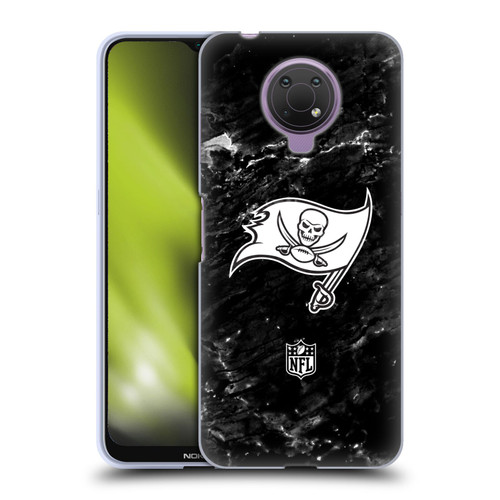 NFL Tampa Bay Buccaneers Artwork Marble Soft Gel Case for Nokia G10