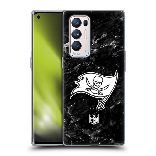 NFL Tampa Bay Buccaneers Artwork Marble Soft Gel Case for OPPO Find X3 Neo / Reno5 Pro+ 5G
