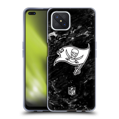 NFL Tampa Bay Buccaneers Artwork Marble Soft Gel Case for OPPO Reno4 Z 5G