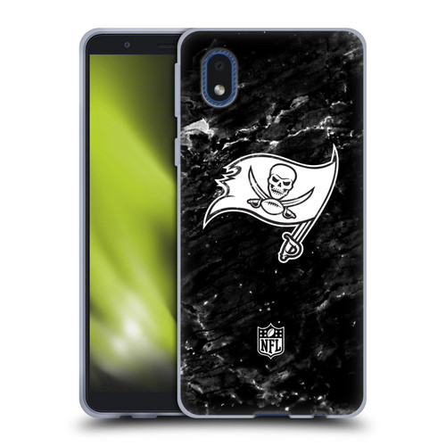 NFL Tampa Bay Buccaneers Artwork Marble Soft Gel Case for Samsung Galaxy A01 Core (2020)