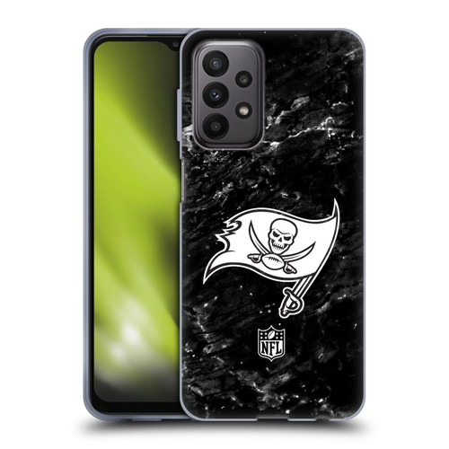NFL Tampa Bay Buccaneers Artwork Marble Soft Gel Case for Samsung Galaxy A23 / 5G (2022)