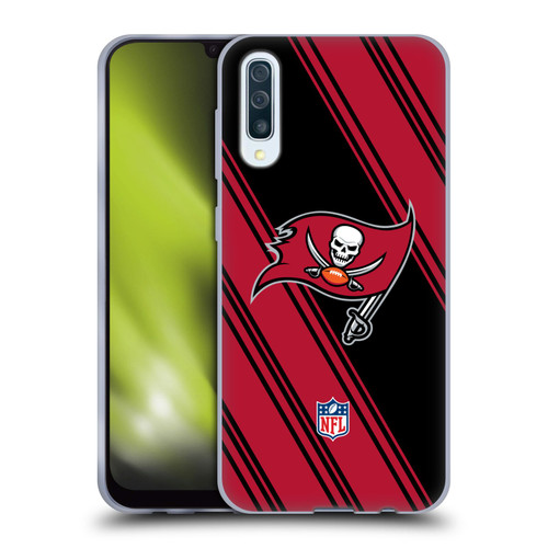 NFL Tampa Bay Buccaneers Artwork Stripes Soft Gel Case for Samsung Galaxy A50/A30s (2019)