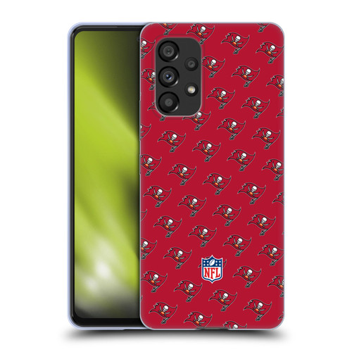 NFL Tampa Bay Buccaneers Artwork Patterns Soft Gel Case for Samsung Galaxy A53 5G (2022)
