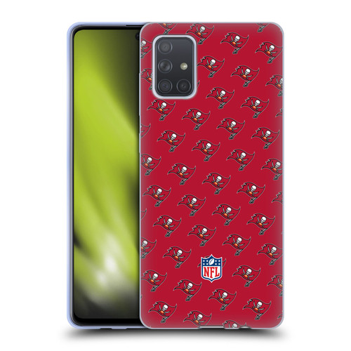 NFL Tampa Bay Buccaneers Artwork Patterns Soft Gel Case for Samsung Galaxy A71 (2019)