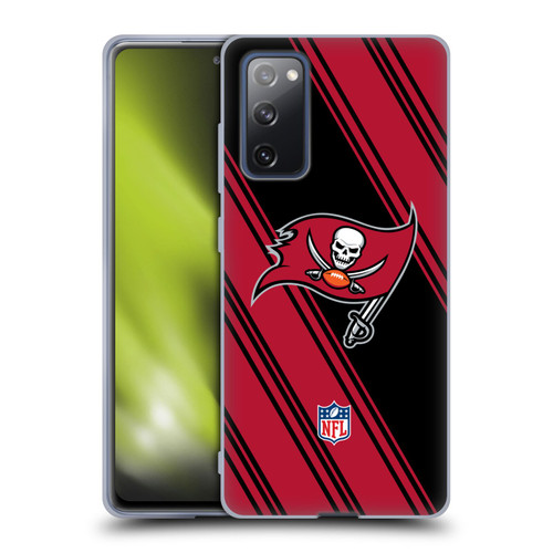 NFL Tampa Bay Buccaneers Artwork Stripes Soft Gel Case for Samsung Galaxy S20 FE / 5G
