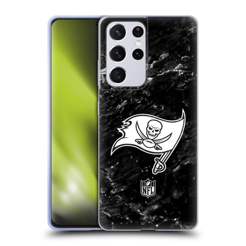 NFL Tampa Bay Buccaneers Artwork Marble Soft Gel Case for Samsung Galaxy S21 Ultra 5G