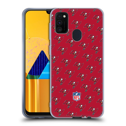 NFL Tampa Bay Buccaneers Artwork Patterns Soft Gel Case for Samsung Galaxy M30s (2019)/M21 (2020)