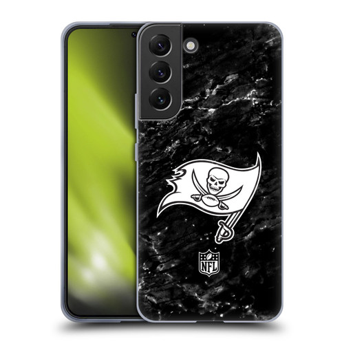 NFL Tampa Bay Buccaneers Artwork Marble Soft Gel Case for Samsung Galaxy S22+ 5G