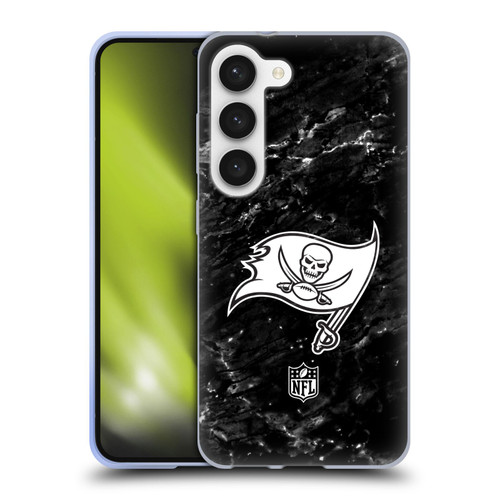 NFL Tampa Bay Buccaneers Artwork Marble Soft Gel Case for Samsung Galaxy S23 5G