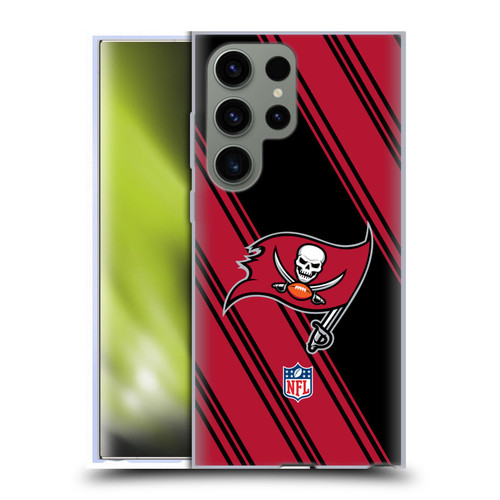 NFL Tampa Bay Buccaneers Artwork Stripes Soft Gel Case for Samsung Galaxy S23 Ultra 5G