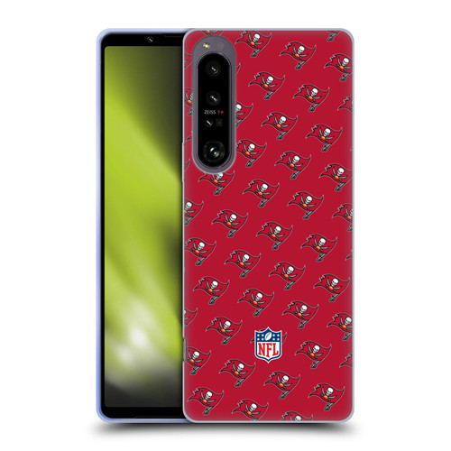 NFL Tampa Bay Buccaneers Artwork Patterns Soft Gel Case for Sony Xperia 1 IV