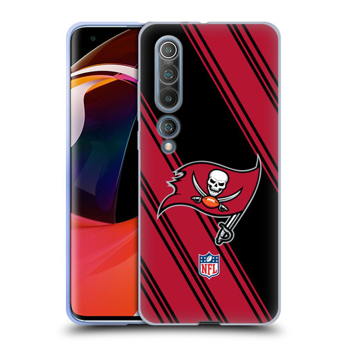 NFL Tampa Bay Buccaneers Artwork Stripes Soft Gel Case for Xiaomi Mi 10 5G / Mi 10 Pro 5G
