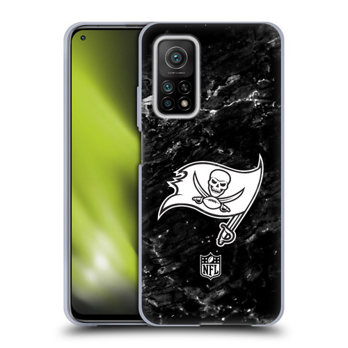 NFL Tampa Bay Buccaneers Artwork Marble Soft Gel Case for Xiaomi Mi 10T 5G