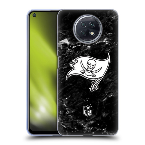 NFL Tampa Bay Buccaneers Artwork Marble Soft Gel Case for Xiaomi Redmi Note 9T 5G