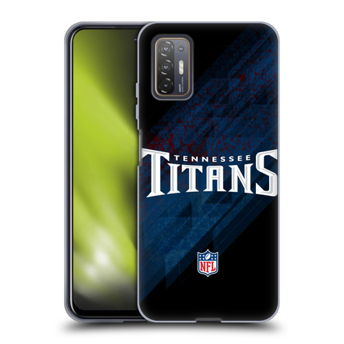 NFL Tennessee Titans Logo Blur Soft Gel Case for HTC Desire 21 Pro 5G