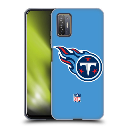 NFL Tennessee Titans Logo Plain Soft Gel Case for HTC Desire 21 Pro 5G
